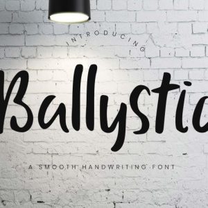 Ballystic Handwriting Typeface