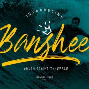 Banshee Brush Script