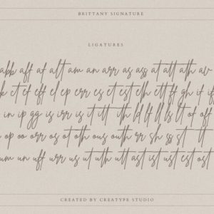 Brittany Signature Script