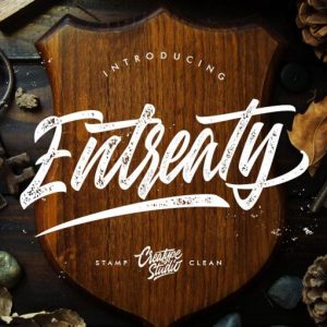 Entreaty Handlettering Script