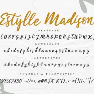 Estylle Madison Calligraphy