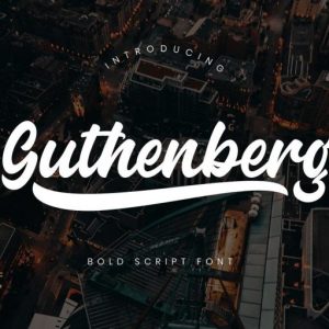 Guthenberg Bold Script