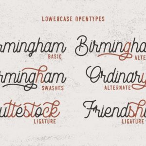 Rampage Monoline Script