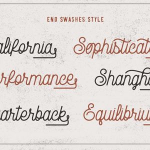 Rampage Monoline Script