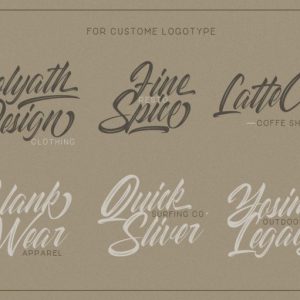 Striped King Vintage Script