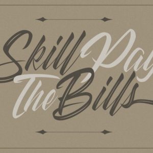 Striped King Vintage Script