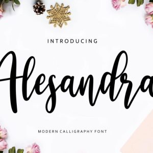 Alesandra Modern Calligraphy