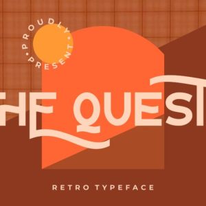 The Quest Retro Typeface