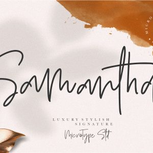 Samantha Signature Business Font