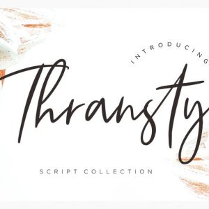 Thransty Handwritten Script