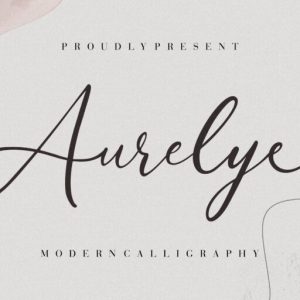 Aurelye Modern Calligraphy