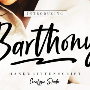 Barthony Handwritten Script