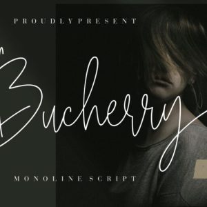 Bucherry Monoline Script