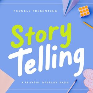 Story Telling Fun Font