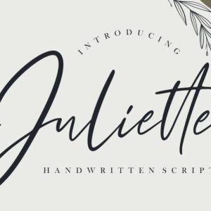 Juliette Handwritten Script