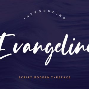 Evangeline Modern Script