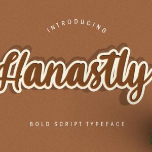 Hanastly Bold Script