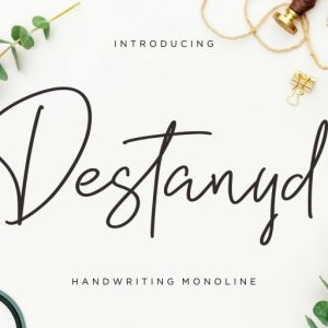 Destanyd Handwriting Monoline