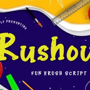 Rushour Fun Brush Script