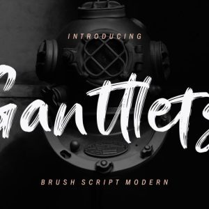 Ganttlets Brush Script