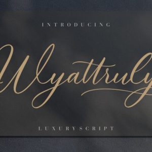 Wyattruly Luxury Script
