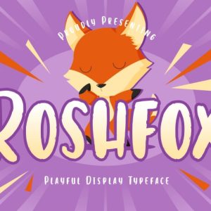 Roshfox Playful Display Typeface
