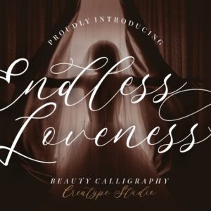 Endless Loveness Beauty Calligraphy