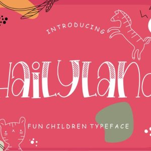 Hailyland Fun Children Typeface