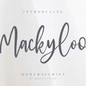 Mackyloo Modern Script