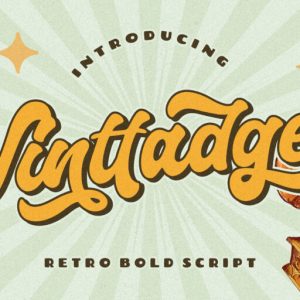 Vinttadge Retro Bold Script