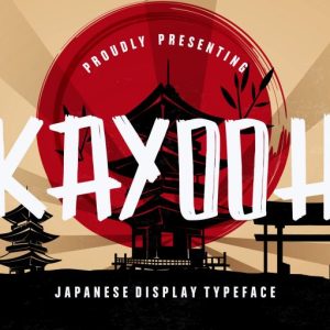 Kayooh Japanese Display Typeface