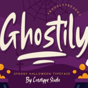 Ghostily Spooky Halloween Typeface