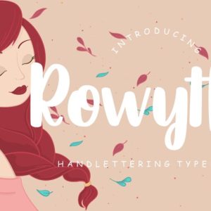 Rowytta Handlettering Typeface