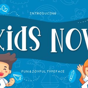 Kids Now Fun & Joyful Typeface