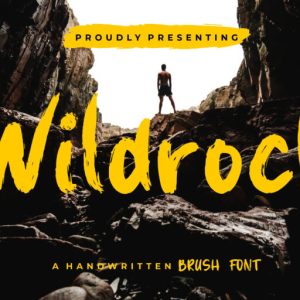 Wildrock Handwritten Brush Font