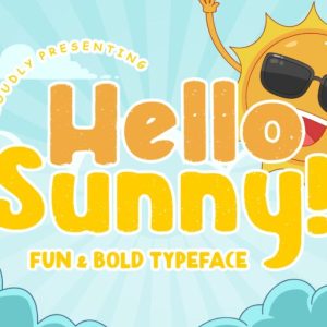 Hello Sunny Fun & Bold Typeface