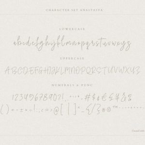 Anastasya Monoline Script