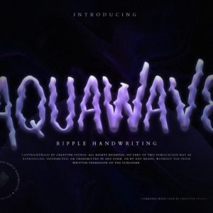 Aquawave Ripple Handwriting
