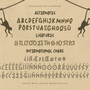 Athereum Display Advertisement Font