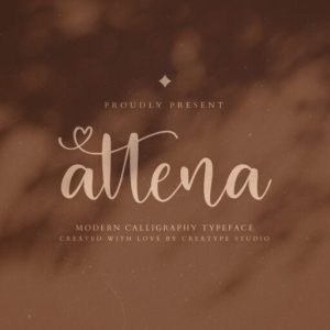 Attena Modern Calligraphy