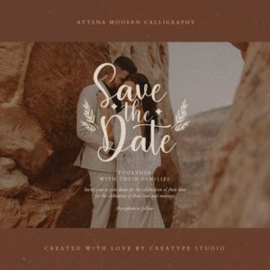 Attena Modern Calligraphy