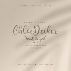 Attena Modern Calligraphy