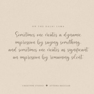 Attena Modern Calligraphy