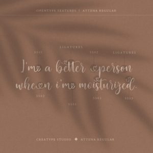 Attena Modern Calligraphy