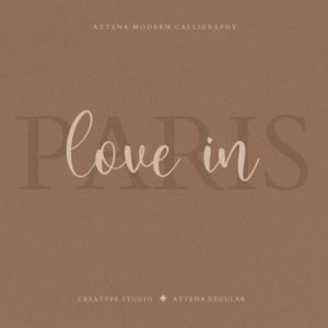 Attena Modern Calligraphy