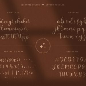 Attena Modern Calligraphy