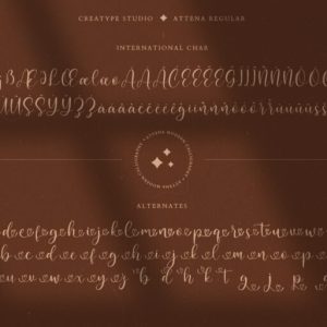 Attena Modern Calligraphy