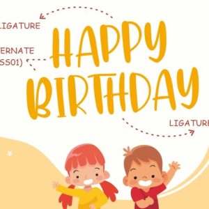 Babyque Fun Sweety Typeface