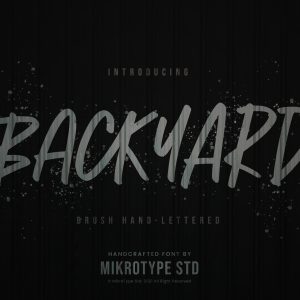 Backyard Natural Business Font