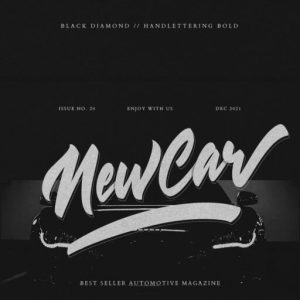 Black Diamond Handlettering Bold